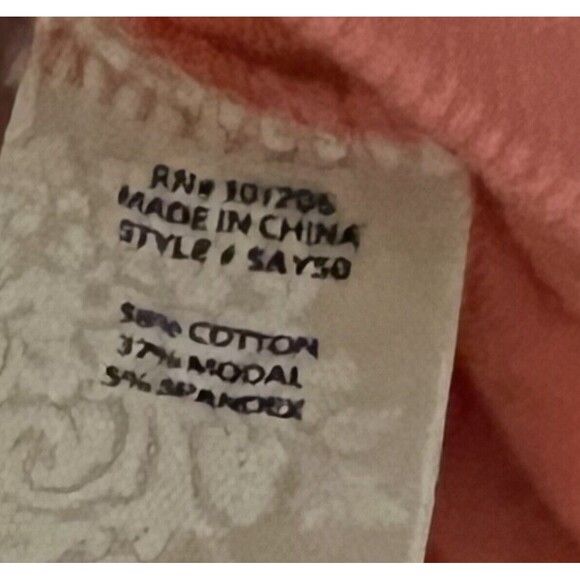 New Soft Surroundings Make it Snappy Pullover Tunic 3X Peachy Pink - Picture 3 of 3